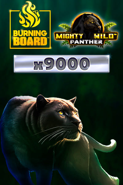 Mighty Wild  Panther Platinum Burning Board Scratchcard